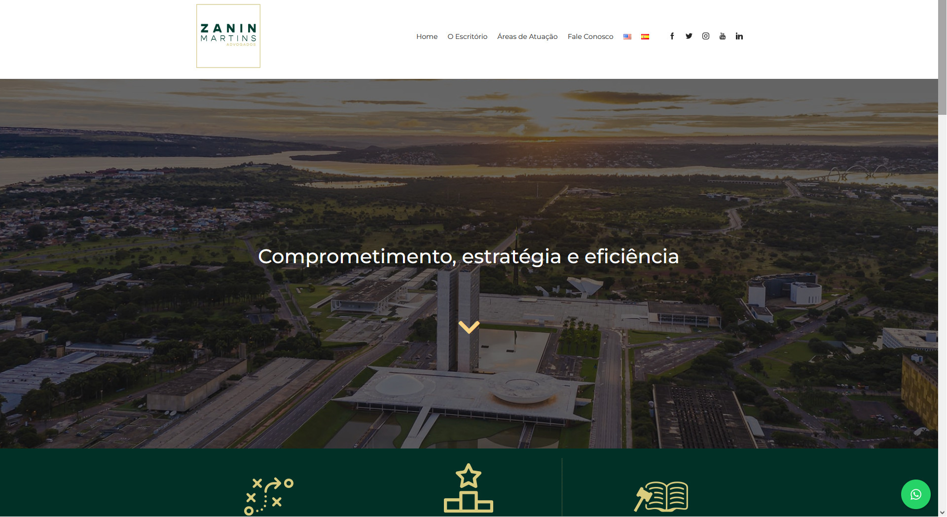 Desenvolvimento de site trilingue – Zanin Martins Advogados